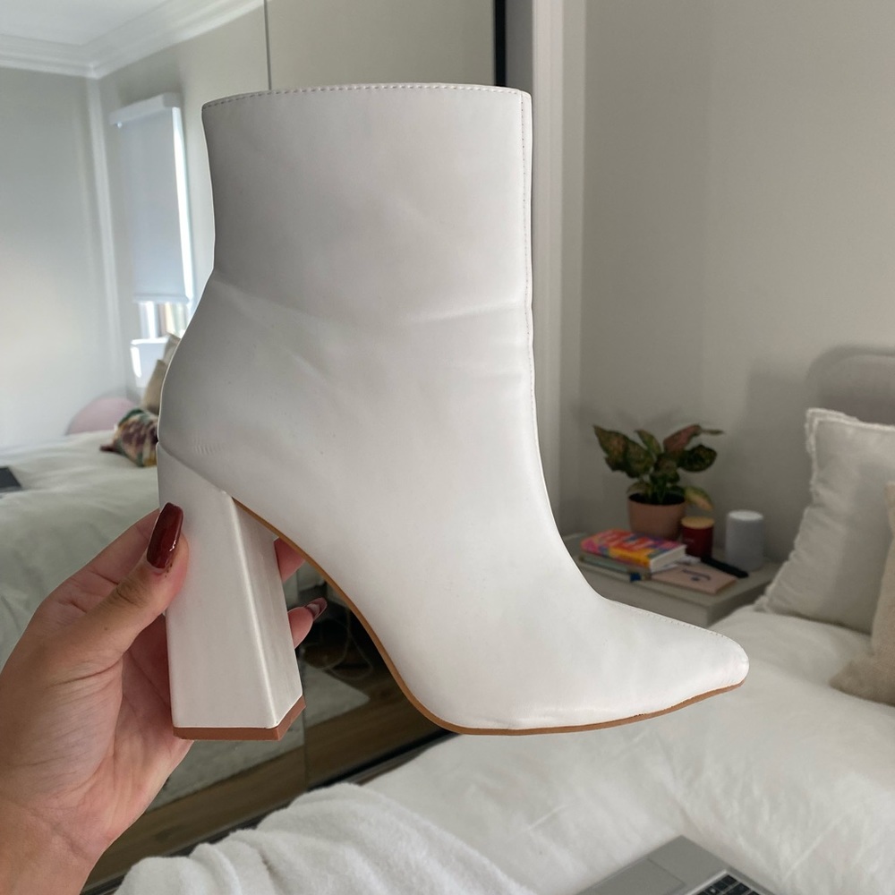 White boots